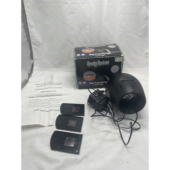 SPOOKY SHADOWS Image Projection Light HALLOWEEN 3 Color Slides - Picture 13 of 16